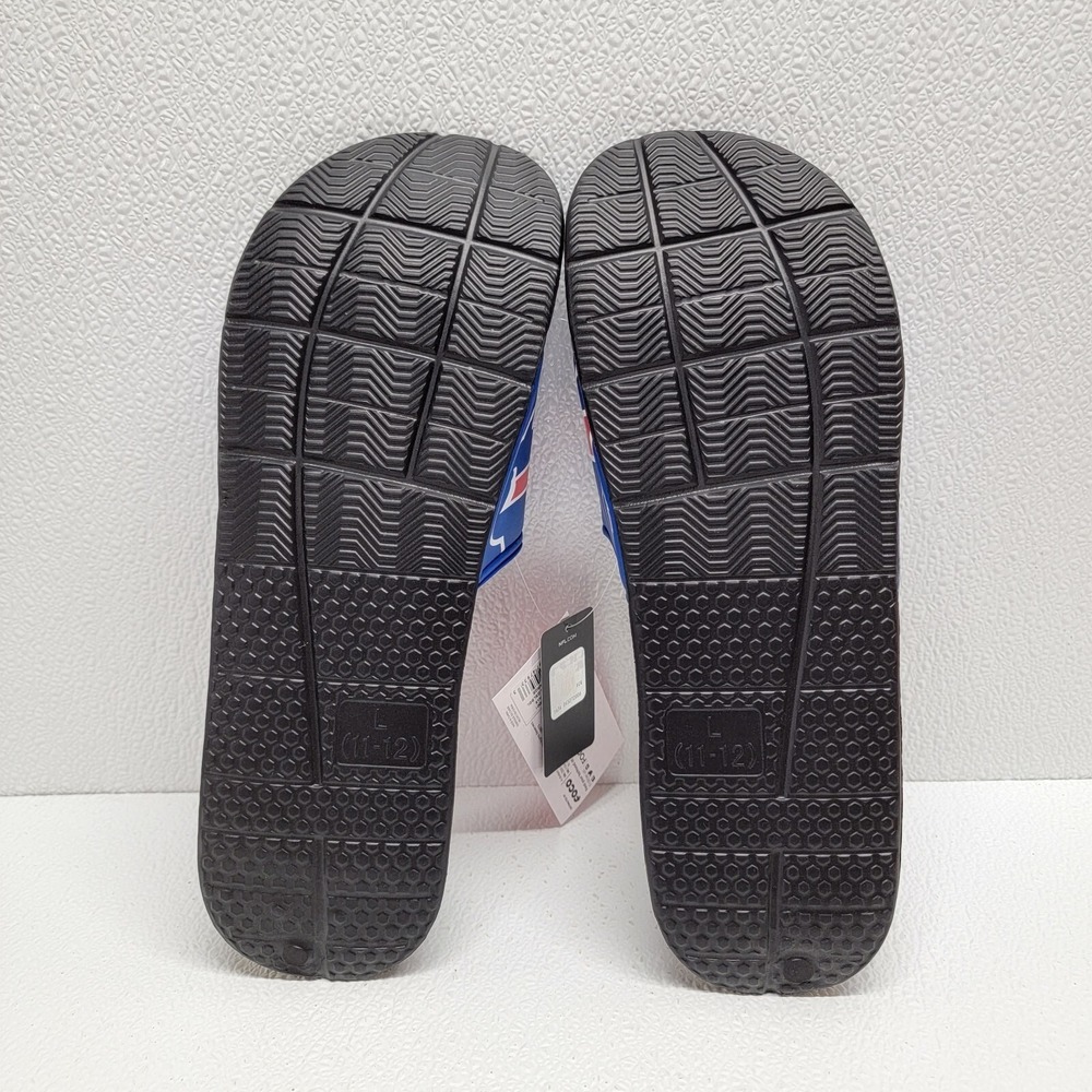 Buffalo Bills NWT Foco NFL Size L Hook & Loop Adjustable Strap Slides Sandal - Picture 6 of 14